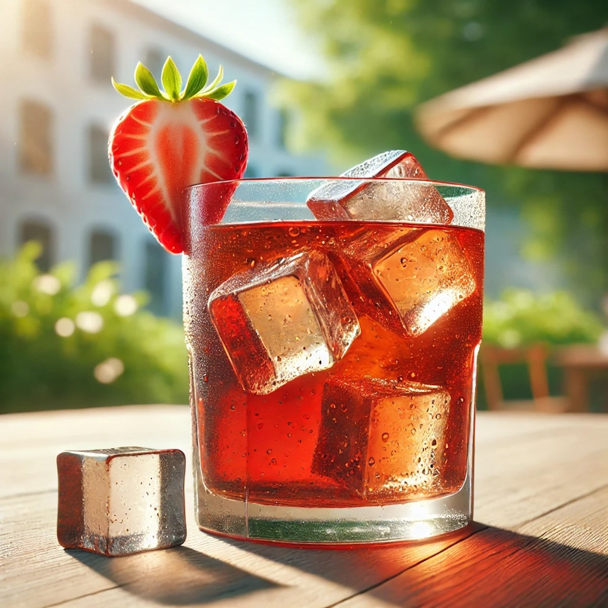 Black Tea and Strawberry. الشاي الأسود والفراولة.