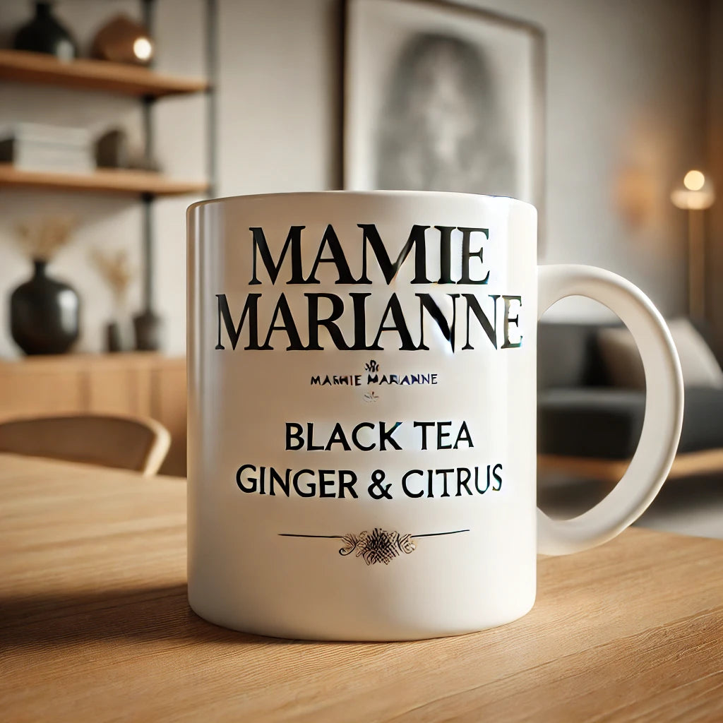 Black Tea Ginger, Orange and Lemon. الشاي الأسود بالزنجبيل والبرتقال والليمون.