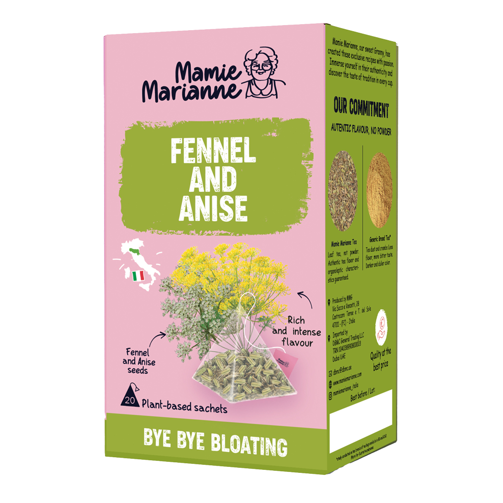 Herbal Tea Fennel and Anise. مامي ماريان - شاي أعشاب الشمر واليانسون.