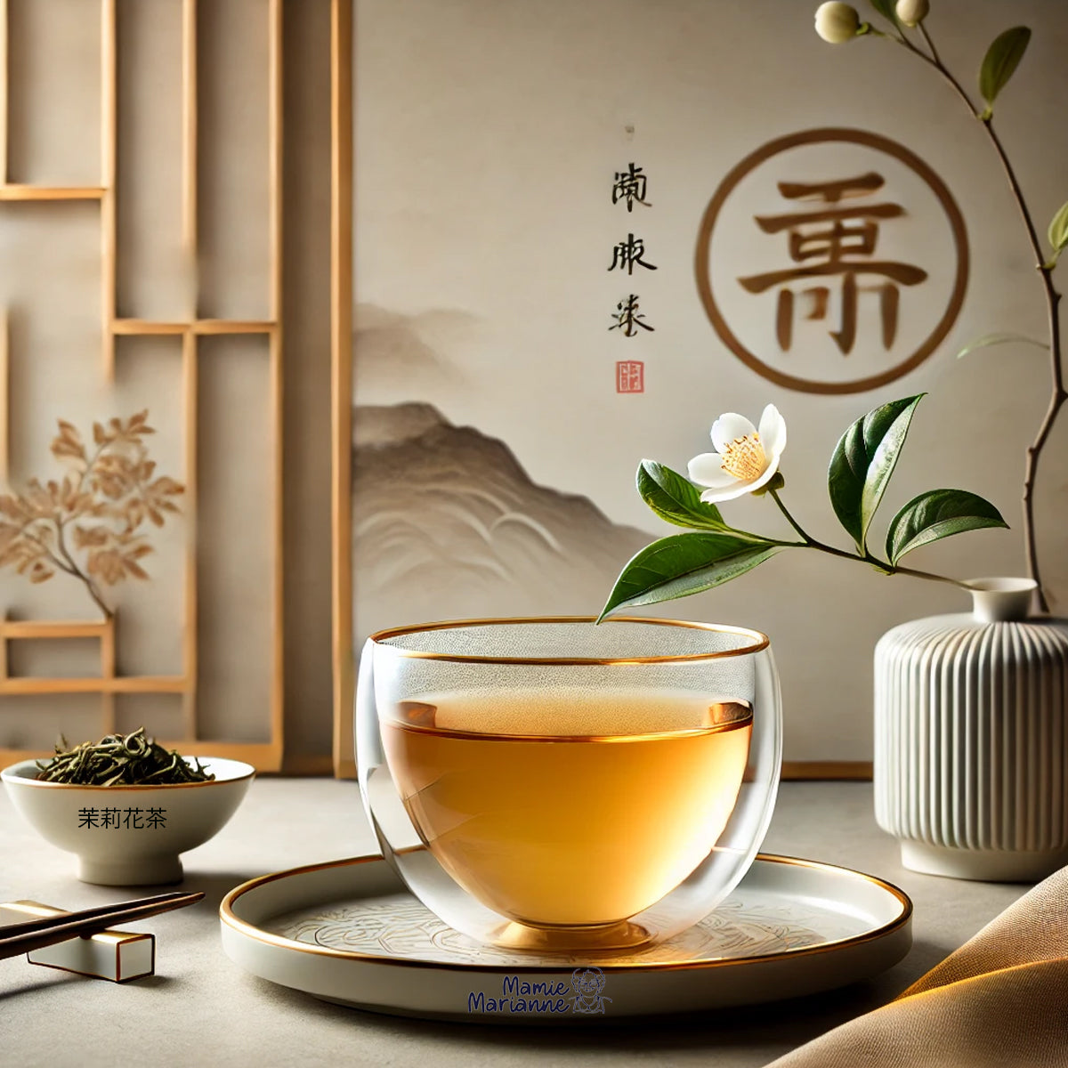 Premium Loose Leaves Jasmin Tea "Mamie Marianne Premium Collection"